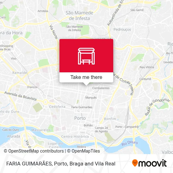 FARIA GUIMARÃES map