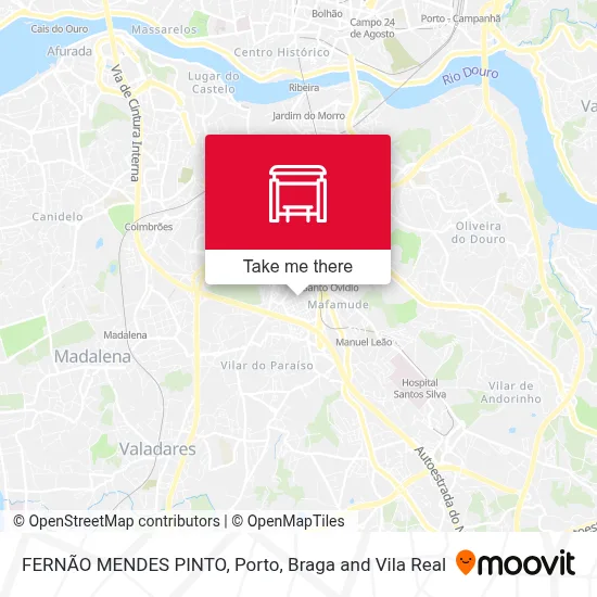 FERNÃO MENDES PINTO map