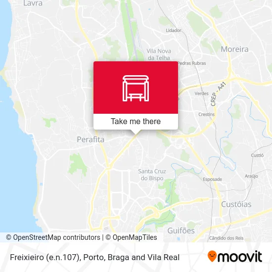 Freixieiro (e.n.107) map