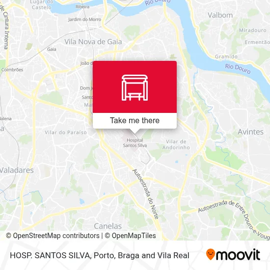 HOSP. SANTOS SILVA map