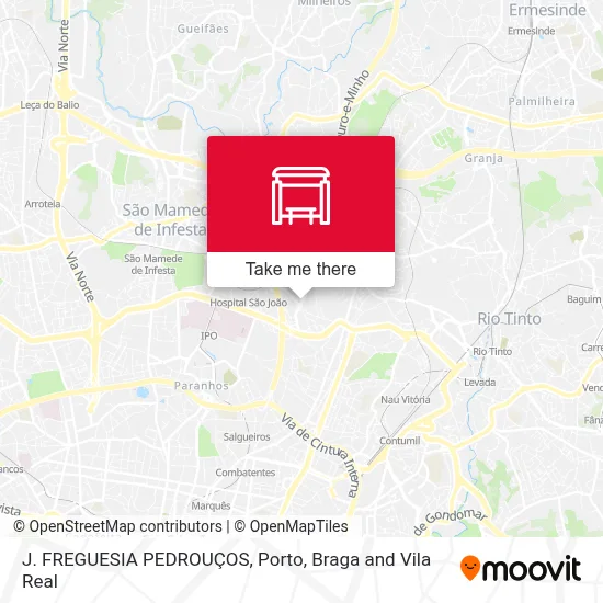 J. FREGUESIA PEDROUÇOS map
