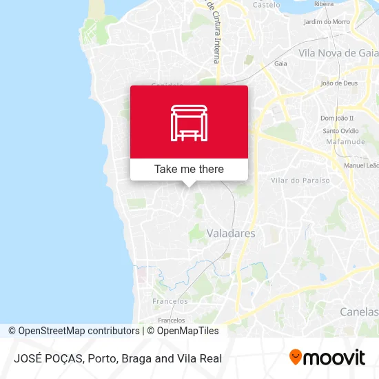 JOSÉ POÇAS map