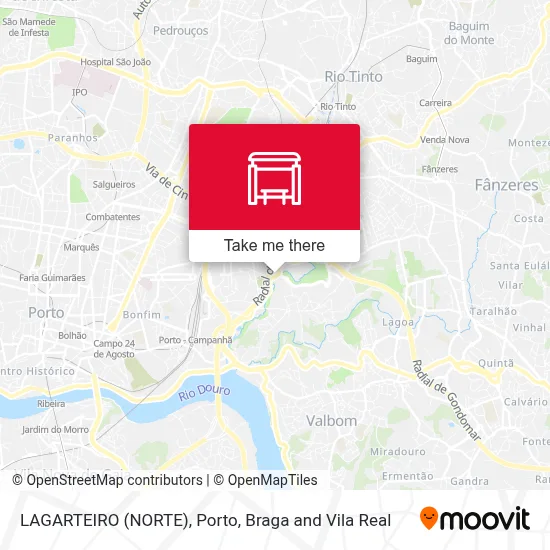 LAGARTEIRO (NORTE) map