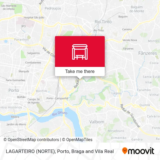LAGARTEIRO (NORTE) map