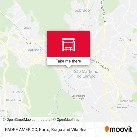 PADRE AMÉRICO map