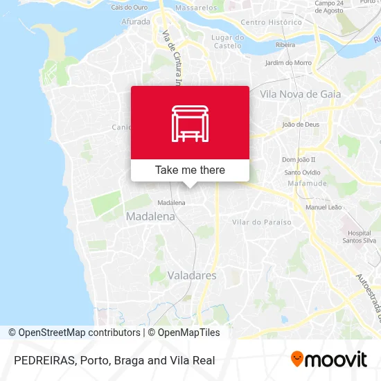 PEDREIRAS map