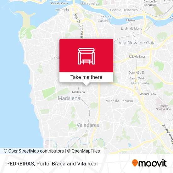 PEDREIRAS map