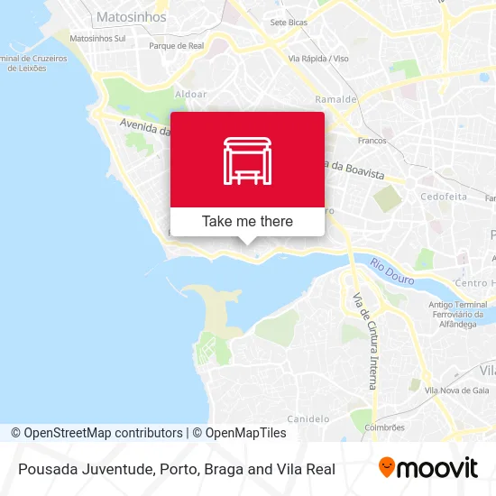 Pousada Juventude map