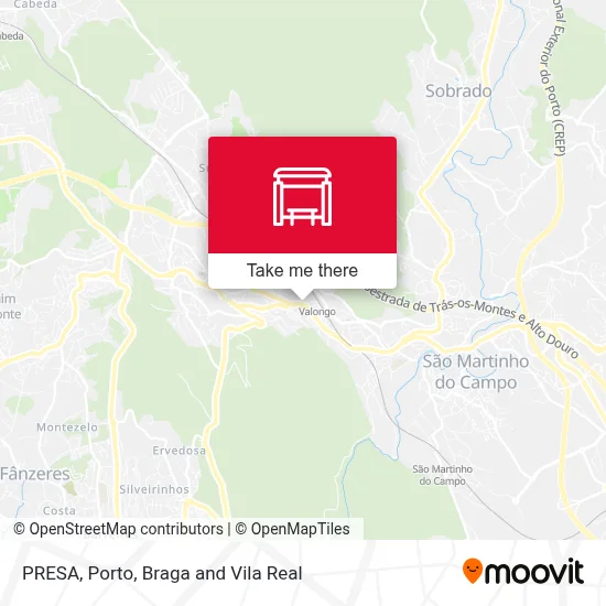 PRESA map