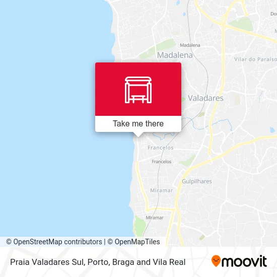 Praia Valadares Sul map