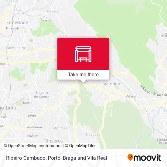 Ribeiro Cambado mapa