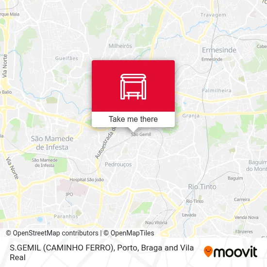 S.GEMIL (CAMINHO FERRO) map