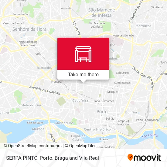 SERPA PINTO map