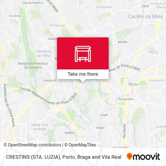 CRESTINS (STA. LUZIA) map