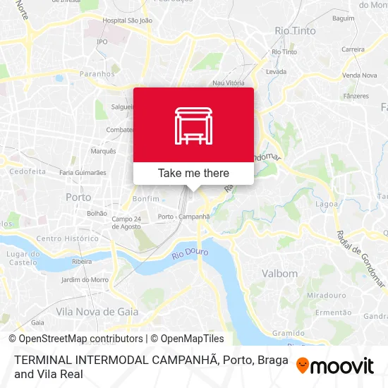 TERMINAL INTERMODAL CAMPANHÃ map