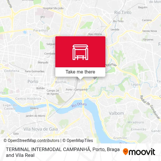 TERMINAL INTERMODAL CAMPANHÃ map