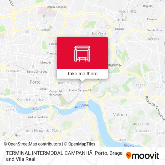 TERMINAL INTERMODAL CAMPANHÃ map