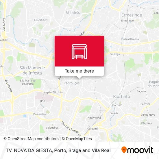 TV. NOVA DA GIESTA map