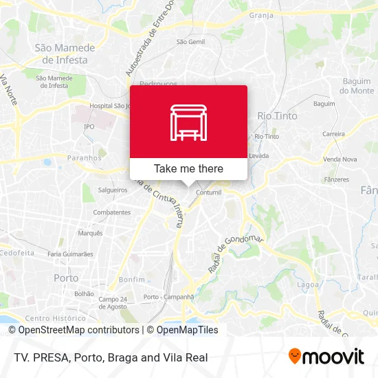 TV. PRESA map