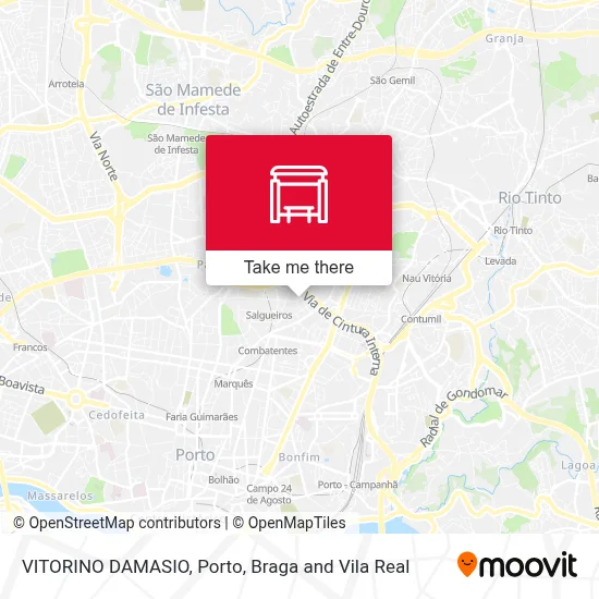 VITORINO DAMASIO map