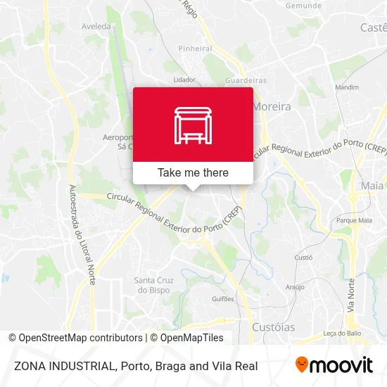 ZONA INDUSTRIAL map