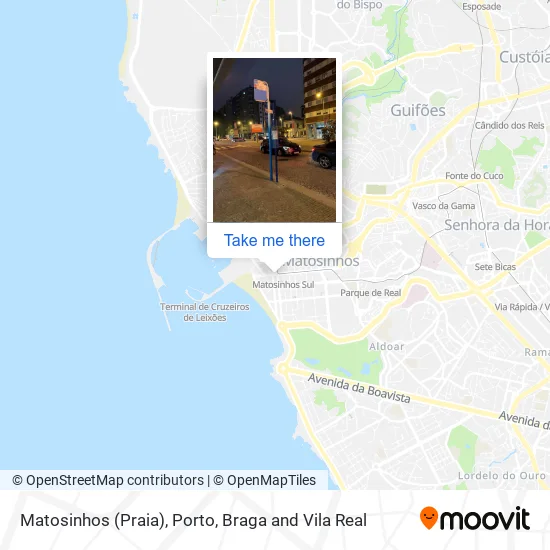 Matosinhos (Praia) map