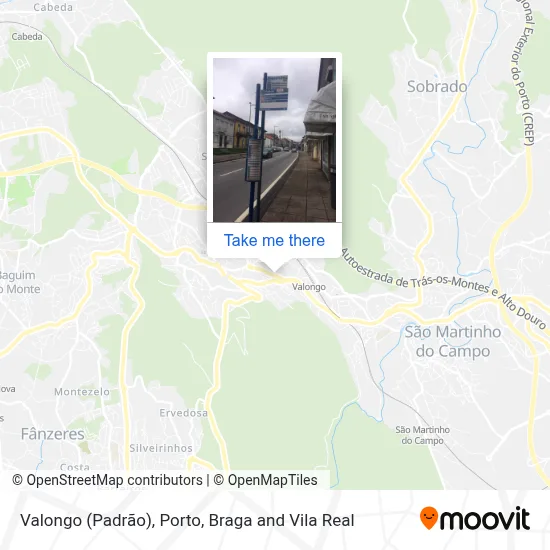 Valongo (Padrão) map