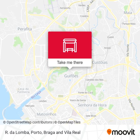 R. da Lomba mapa