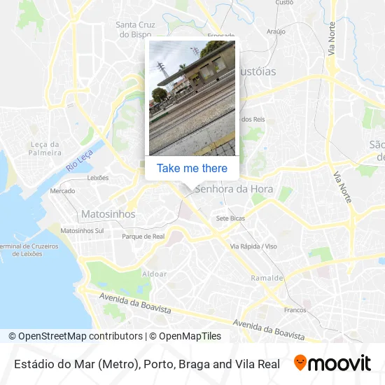 Estádio do Mar (Metro) map