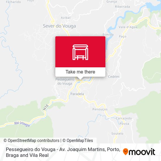 Pessegueiro do Vouga - Av. Joaquim Martins map