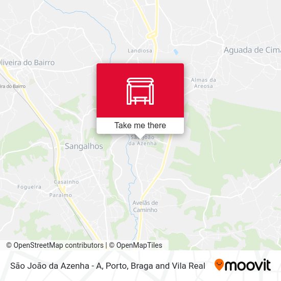 São João da Azenha - A map