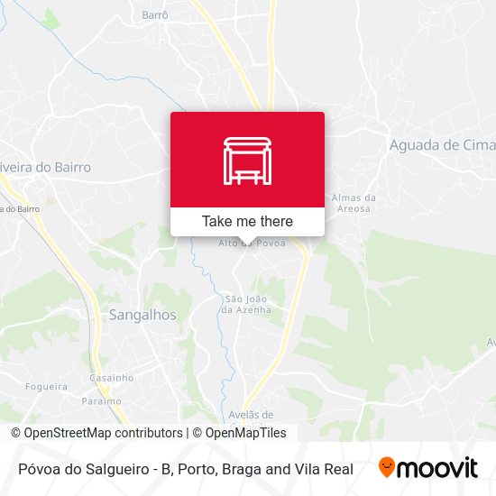 Póvoa do Salgueiro - B map