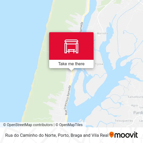 Rua do Caminho do Norte map