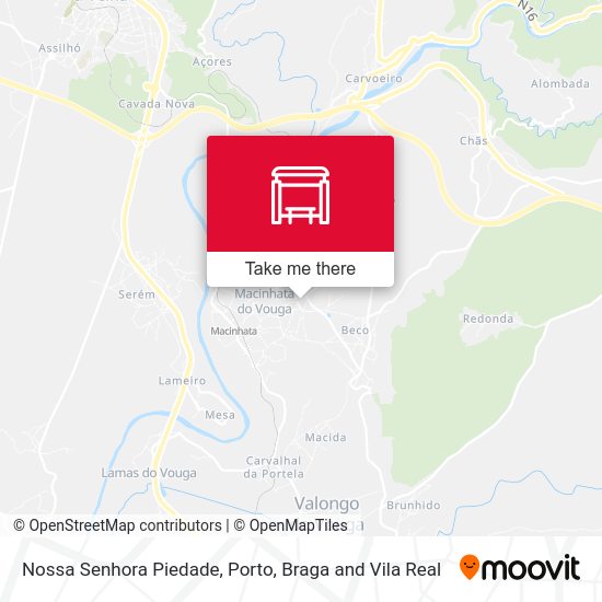 Nossa Senhora Piedade mapa