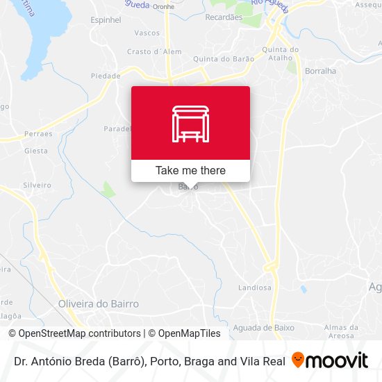 Dr. António Breda (Barrô) mapa
