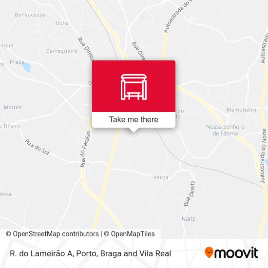 R. do Lameirão A mapa