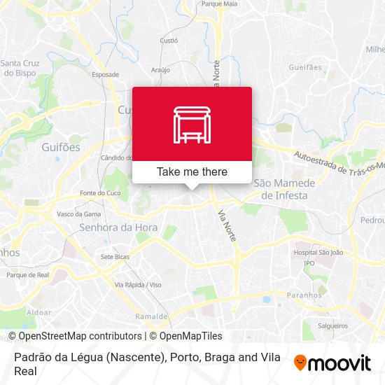 Padrão da Légua (Nascente) mapa