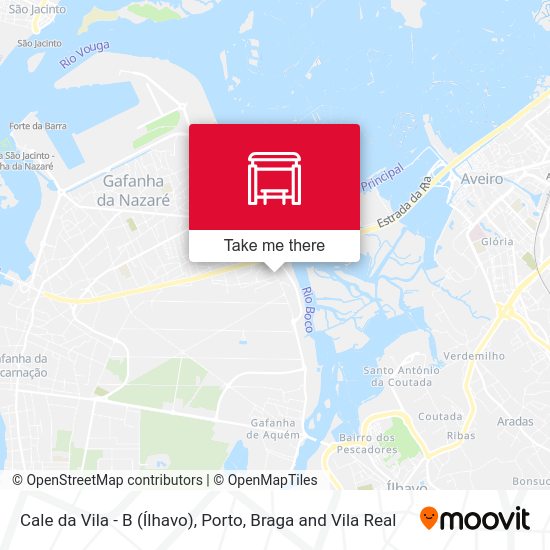 Cale da Vila - B (Ílhavo) map