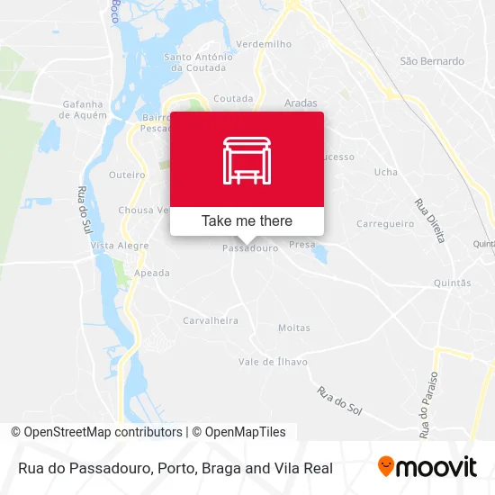 Rua do Passadouro map