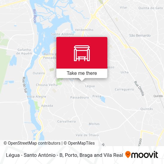 Légua - Santo António - B mapa