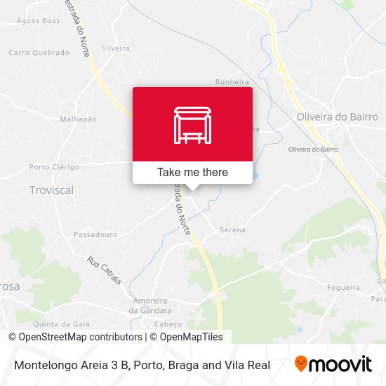Montelongo Areia 3 B mapa