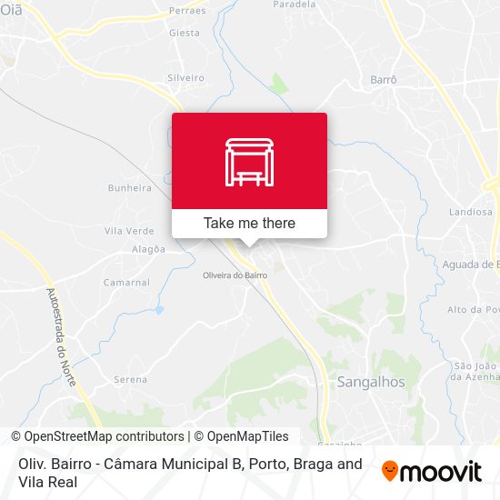 Oliv. Bairro - Câmara Municipal B map