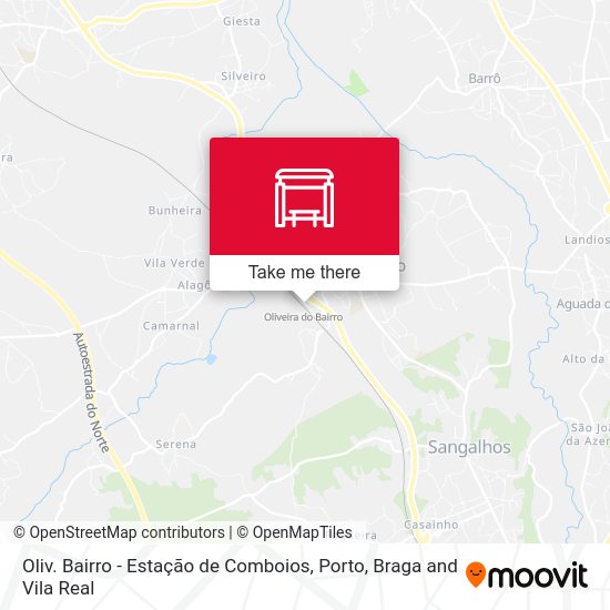 Oliv. Bairro - Estação de Comboios map