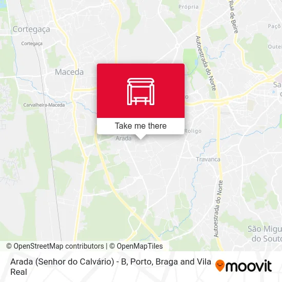 Arada (Senhor do Calvário) - B map