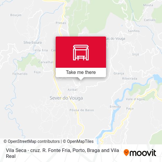 Vila Seca - cruz. R. Fonte Fria map
