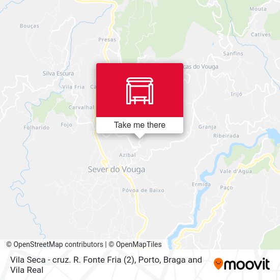 Vila Seca - cruz. R. Fonte Fria (2) map