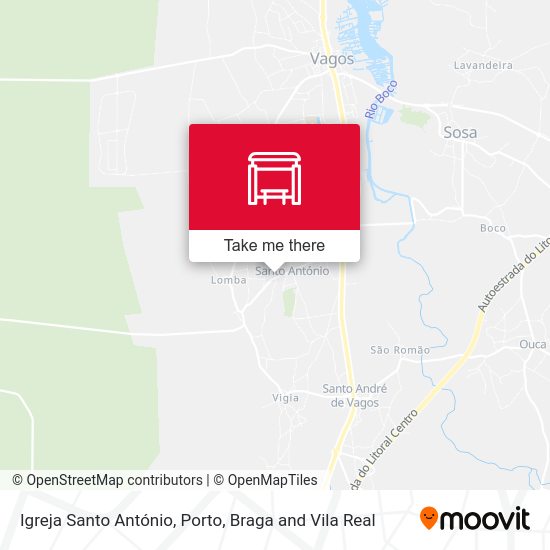 Igreja Santo António map