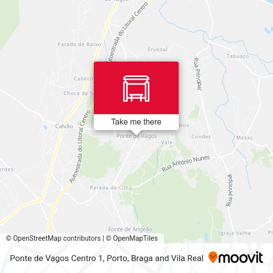 Ponte de Vagos Centro 1 map