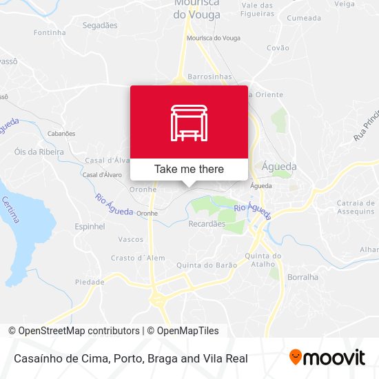 Casaínho de Cima mapa