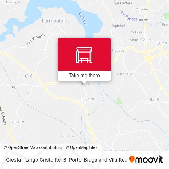 Giesta - Largo Cristo Rei B mapa